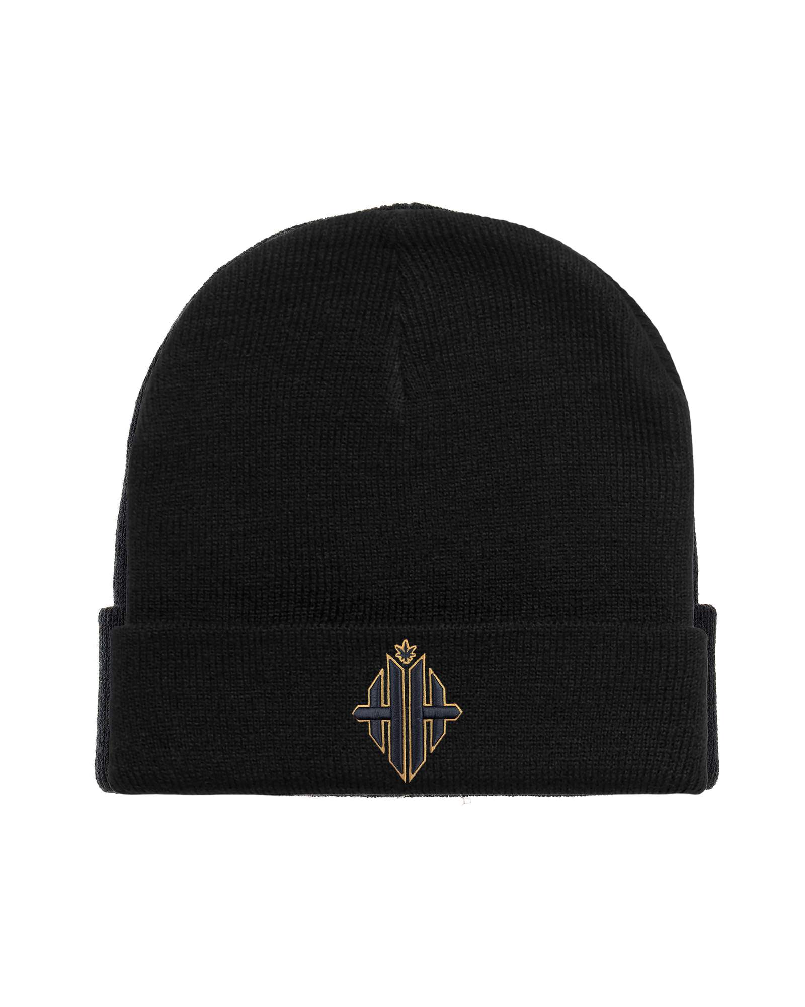Herbman Hustlin 24k Beanie - Black Gold