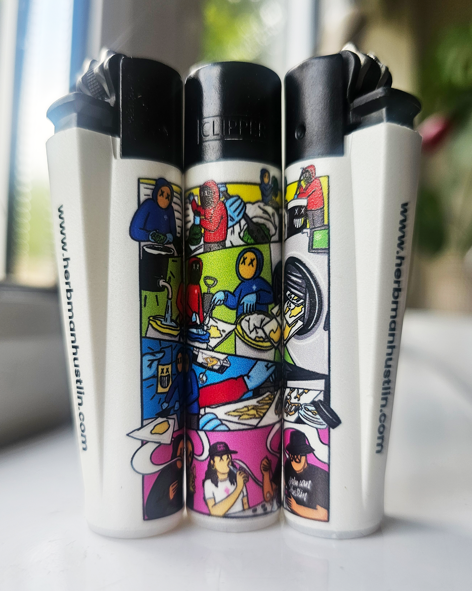 HH X Ital Melts X TRAPART: Root to Rosin Lighter- White/Colour