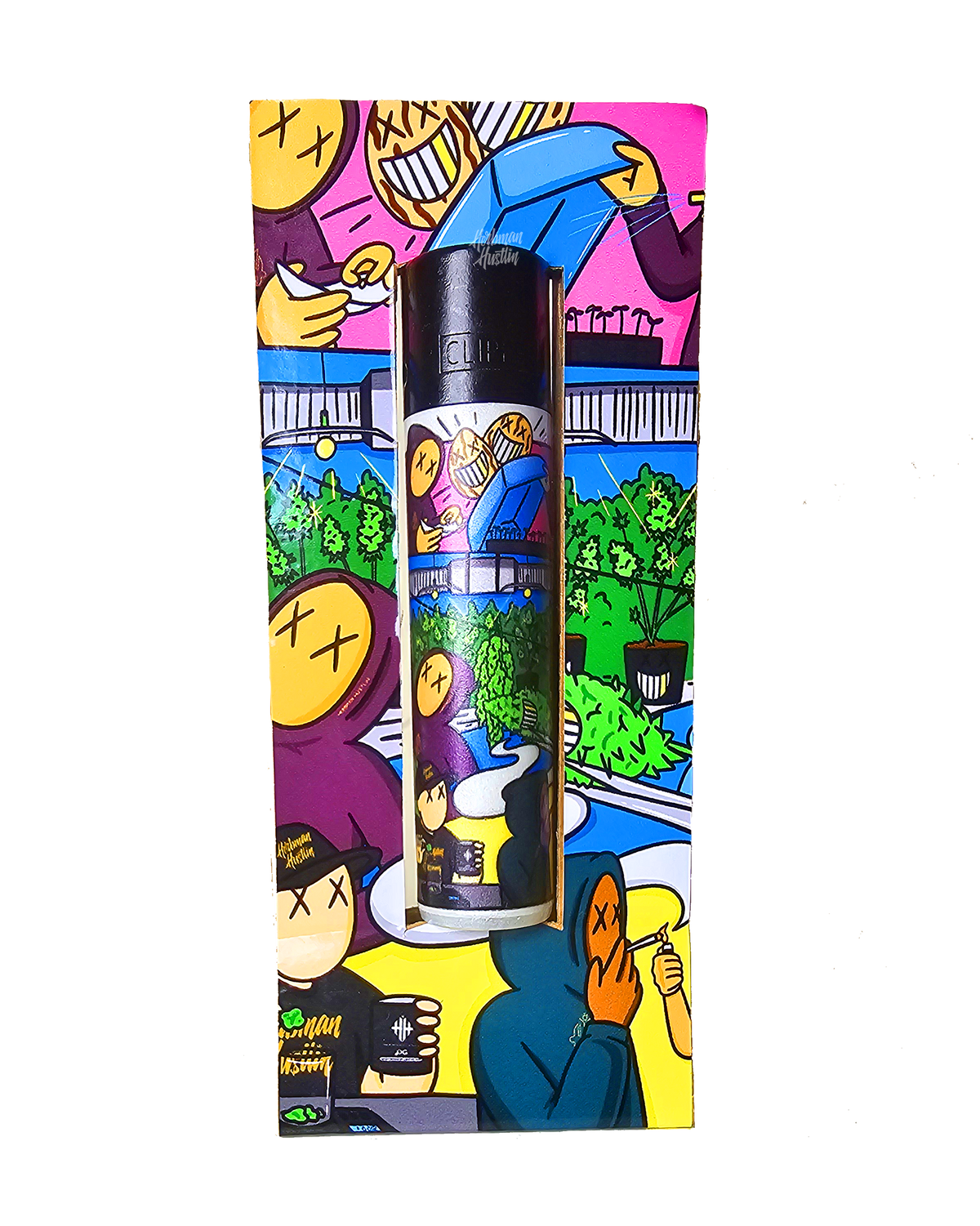 HH X TRAPART: Seed to Smoke Lighter - White/Colour