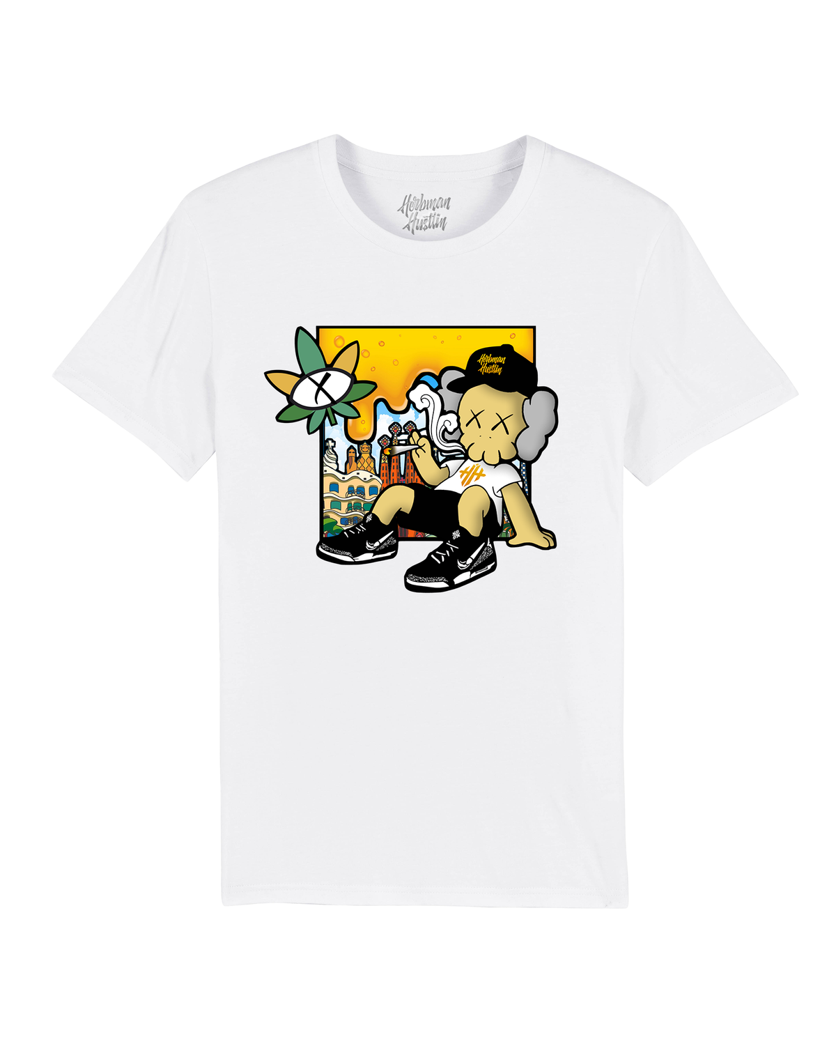 DRAWS in BARCELONA Tee - White/Colour