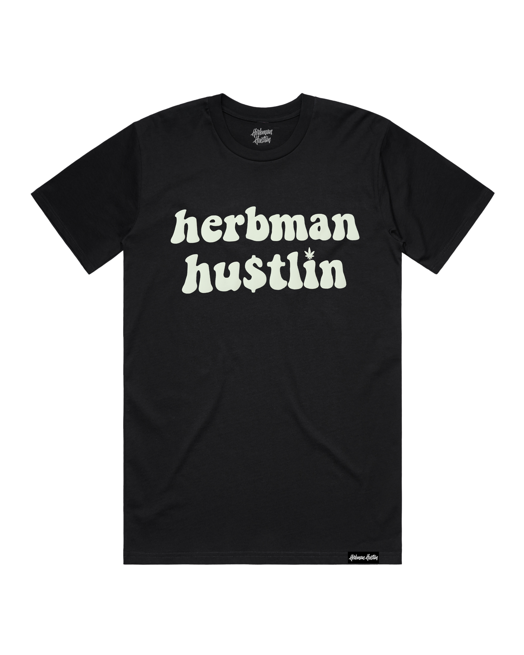 Herbman Hustlin Puff Puff Tee - Glow Edition