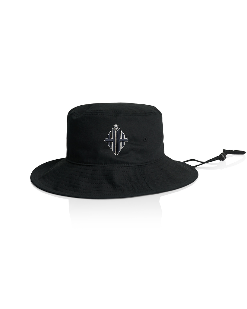 HH Monochrome Bucket Hat Black White