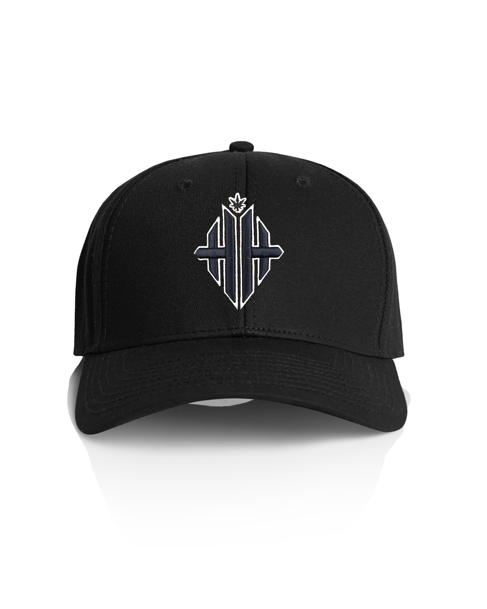 HH Monochrome Snapback Cap - Black/White