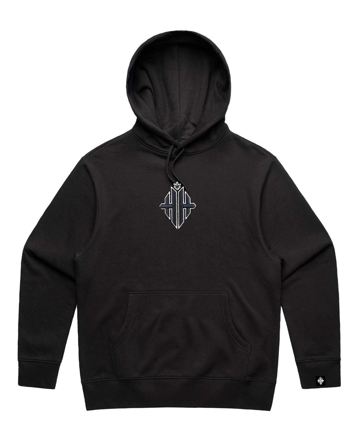 HH Monochrome Oversized Hoodie (HEAVYWEIGHT) - Black/White