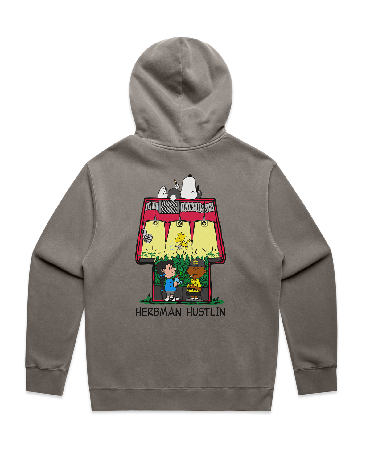 Charlie Green Relaxed Hoodie - Grey/Colour