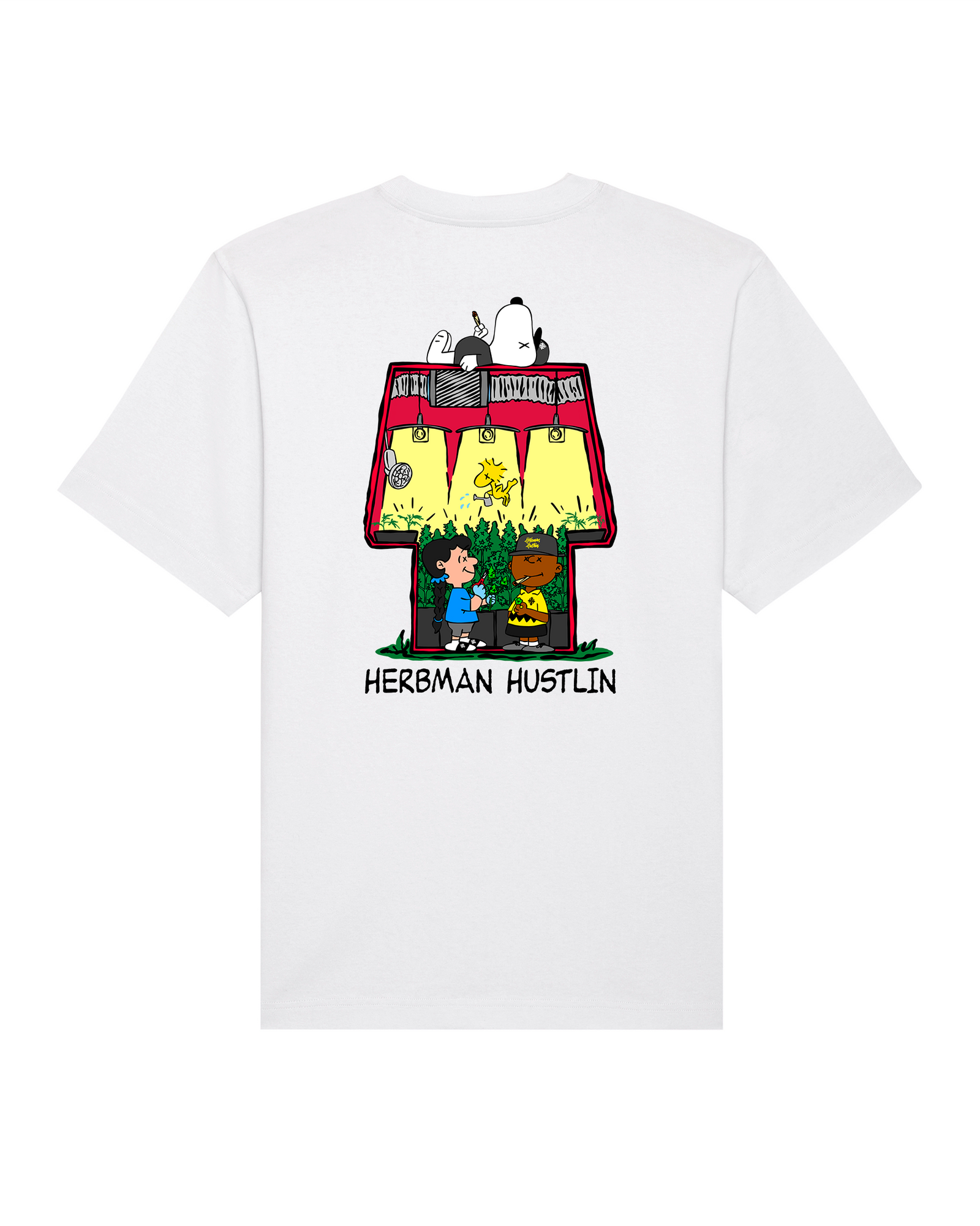 Charlie Green Tee - White/Colour