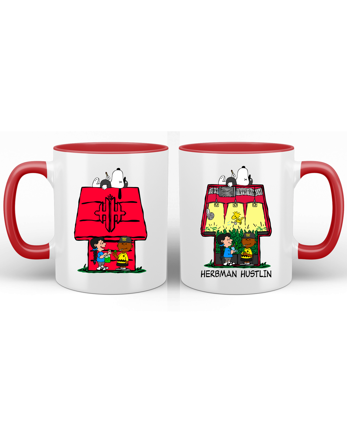 Charlie Green Mug - White/Colour