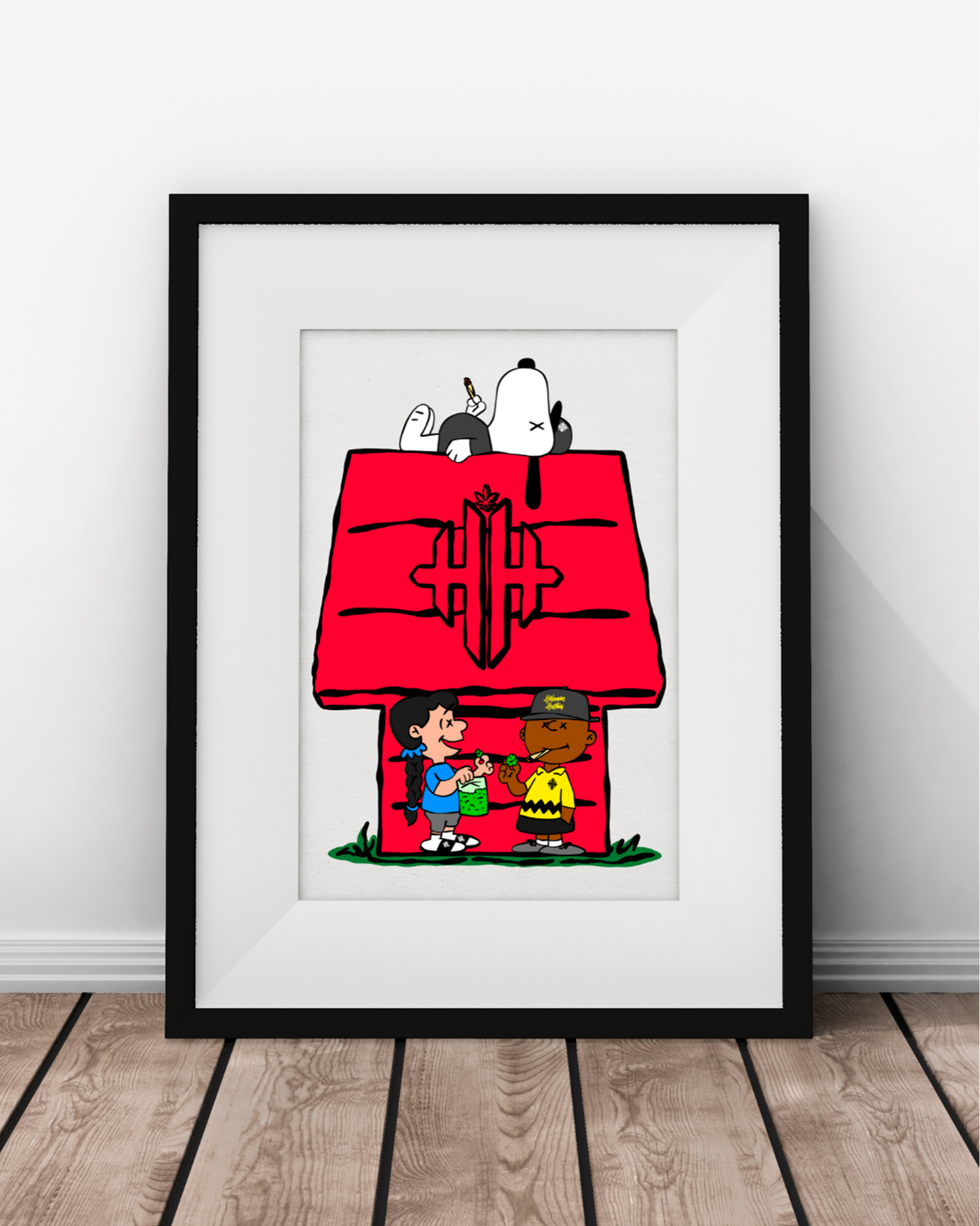 Charlie Green A3 Poster Print - Den/Grow