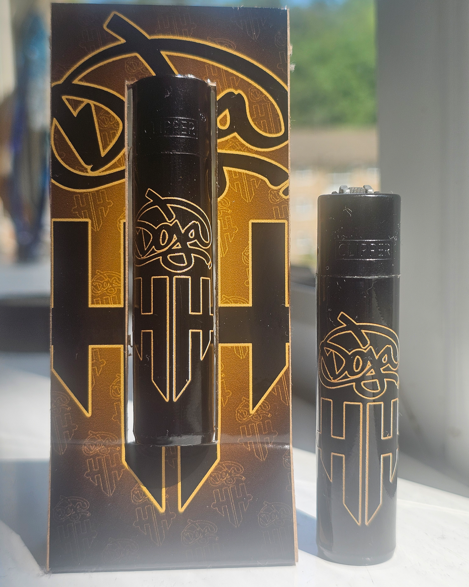 HH X Doja Lighter - Black/Gold