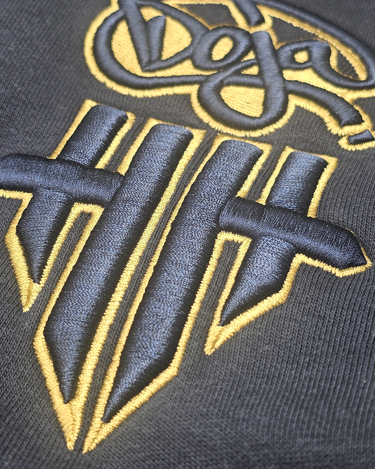 Doja x HH Oversized Hoodie - Royal Navy/Gold - Free Lighter