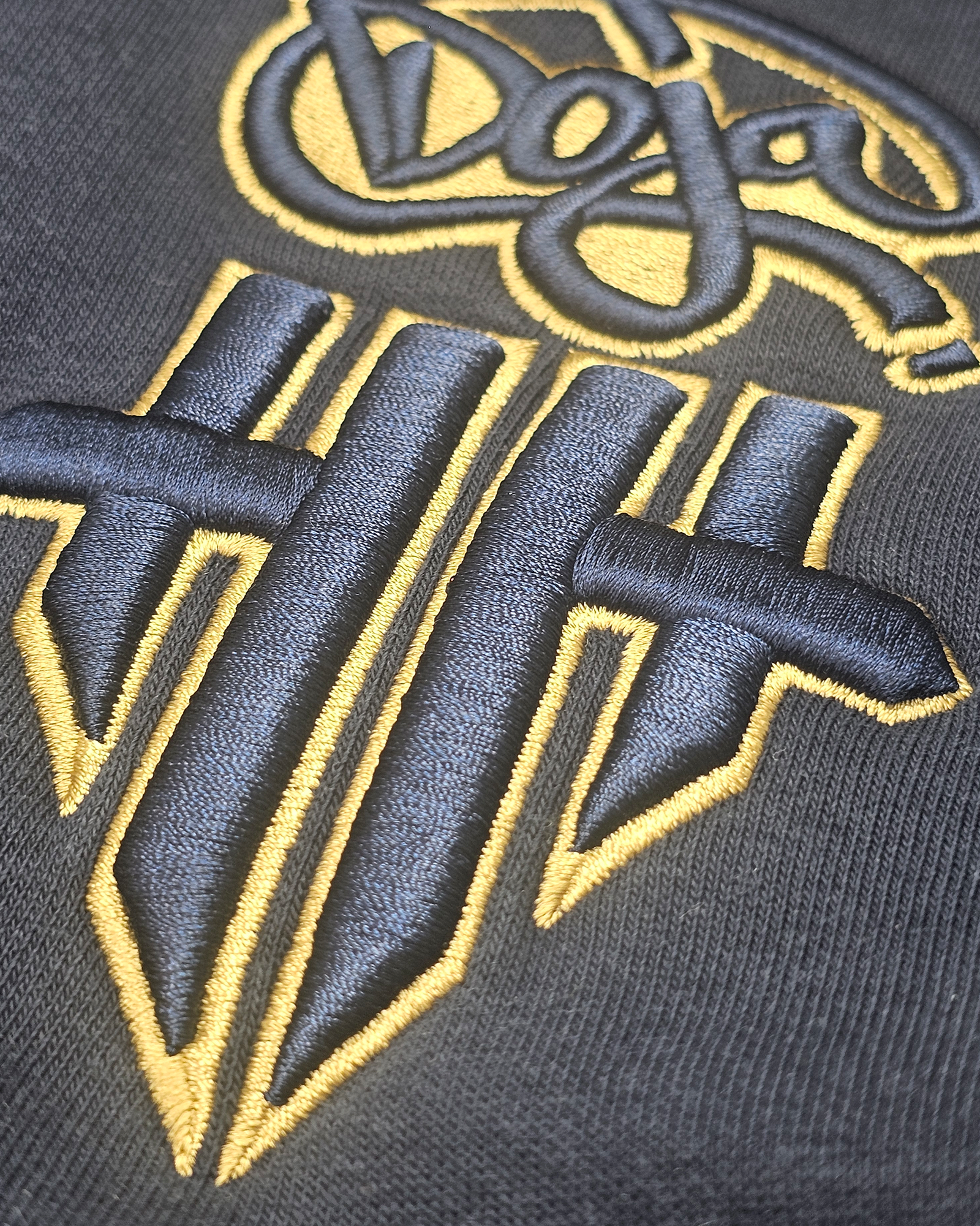 Doja x HH Oversized Hoodie - Royal Navy/Gold - Free Lighter