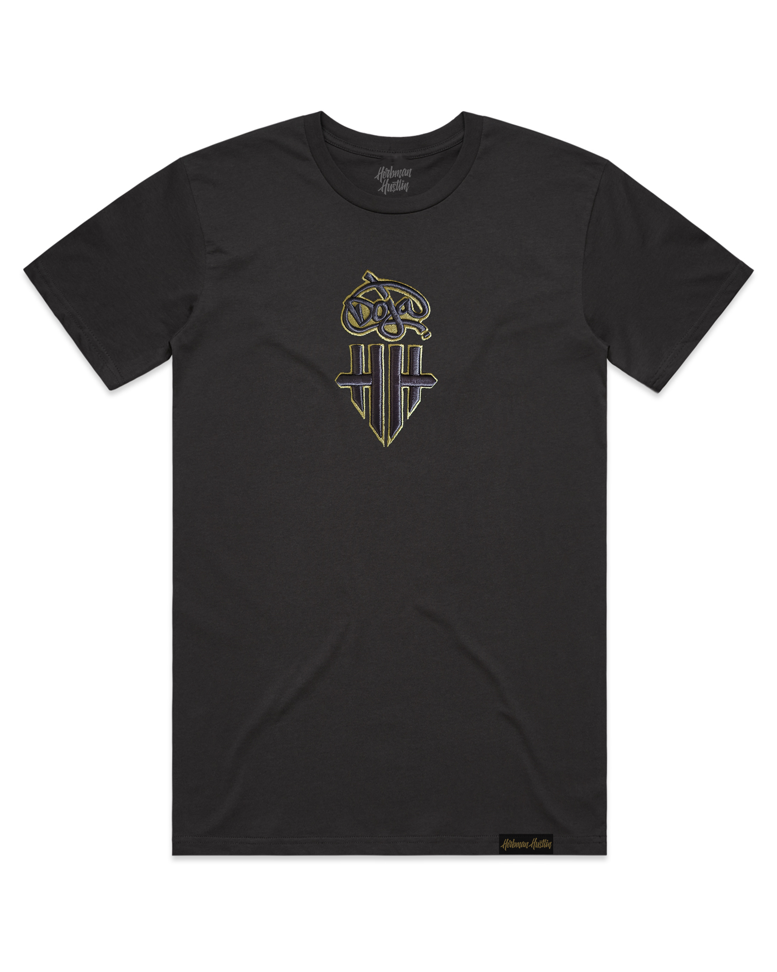 Doja x HH Tee - Charcoal/Gold