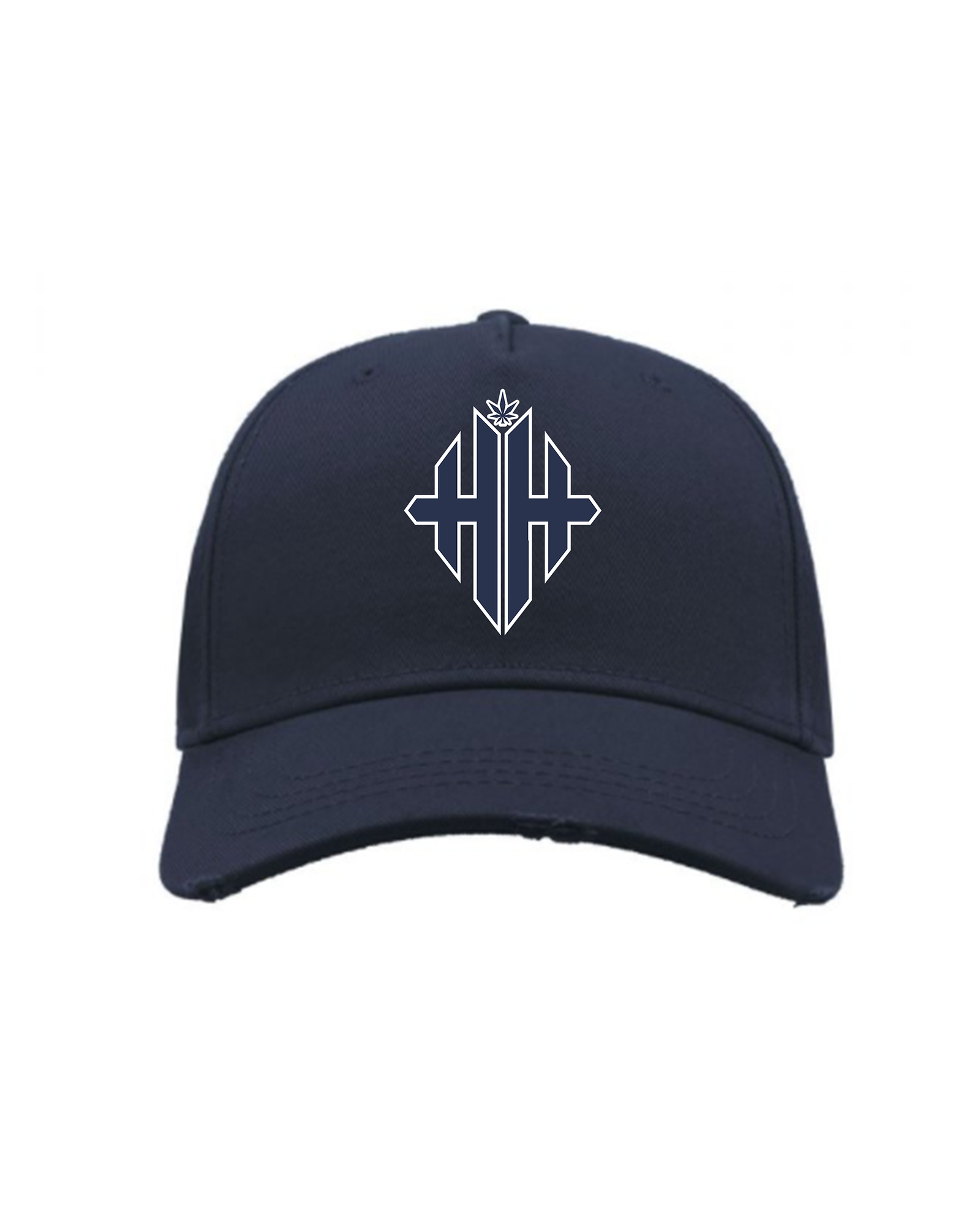 Herbman Hustlin Monogram Cap - Navy/White
