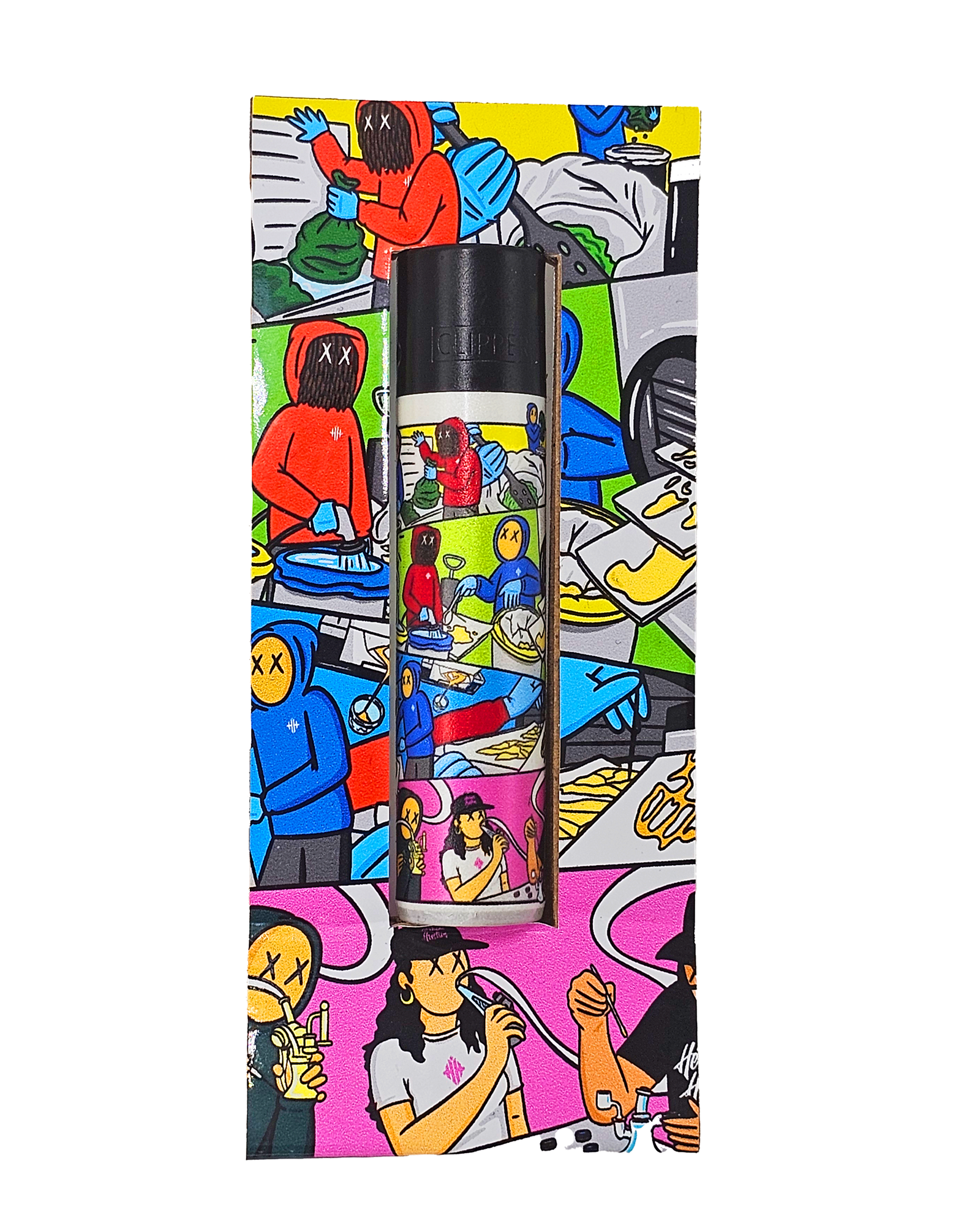 HH X Ital Melts X TRAPART: Root to Rosin Lighter- White/Colour