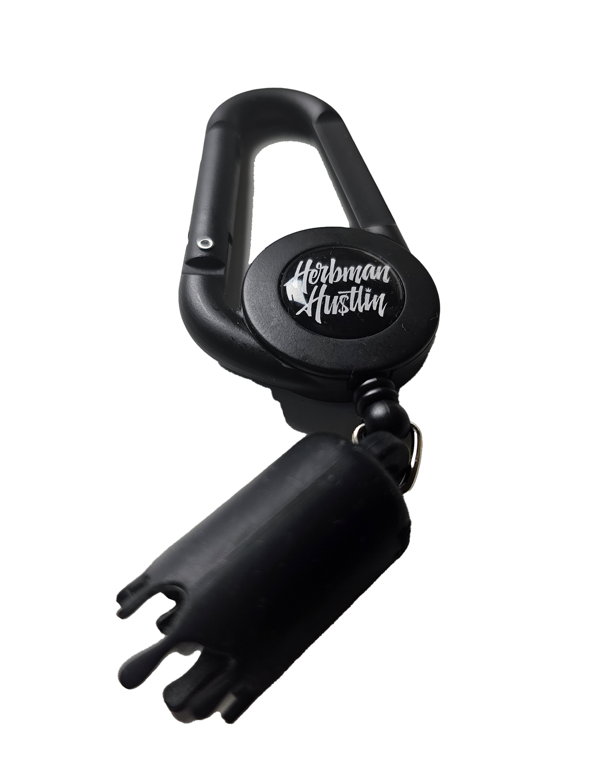 Herbman Hustlin Script Lighter Leash - Black/White