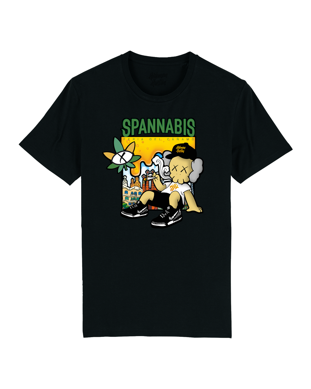 DRAWS SPANNABIS Tee - Black/Colour