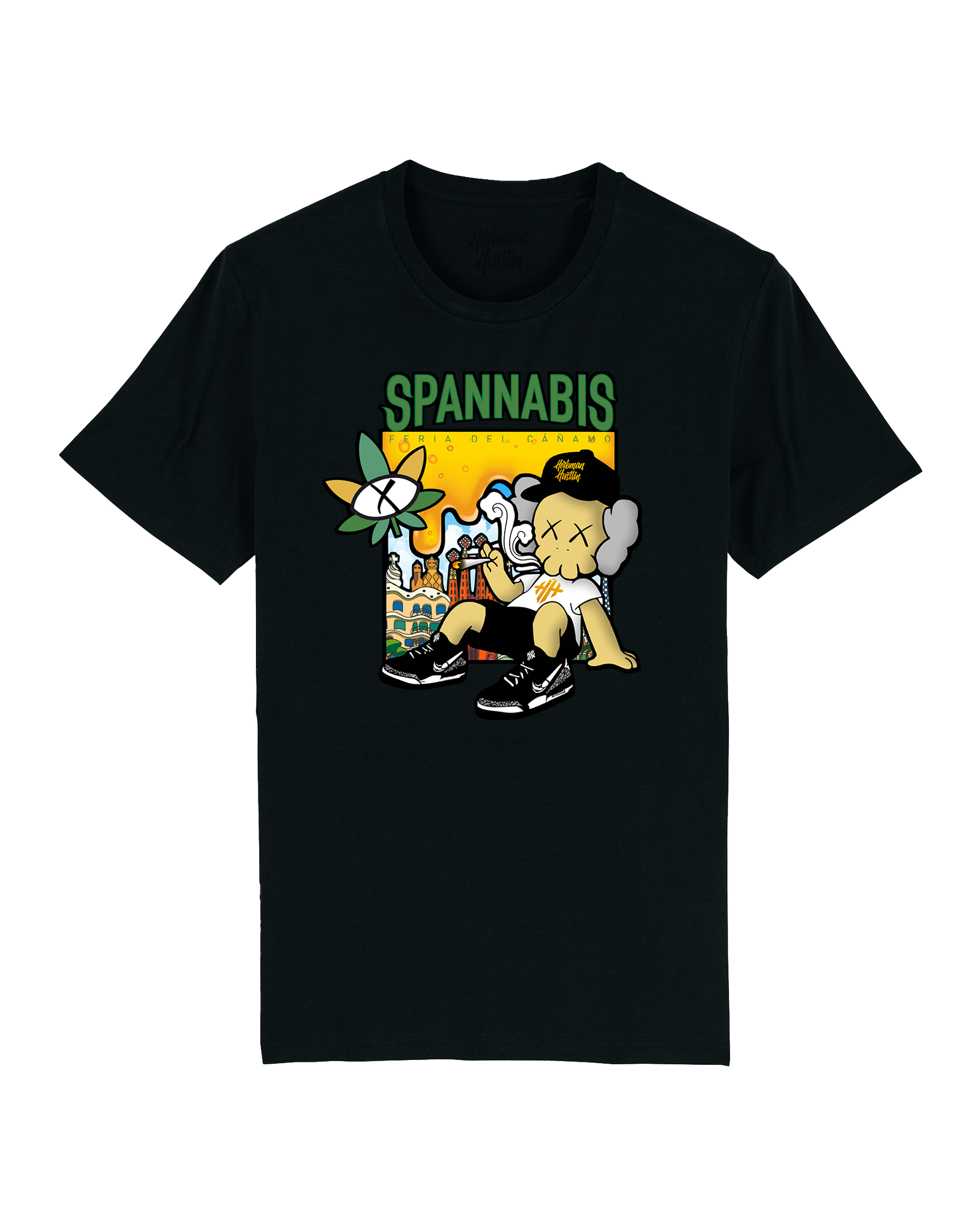 DRAWS SPANNABIS Tee - Black/Colour