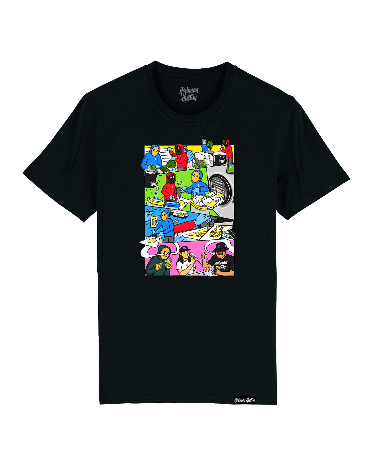 HH X Ital Melts X TRAPART: Root to Rosin Organic Tee- Black/Colour