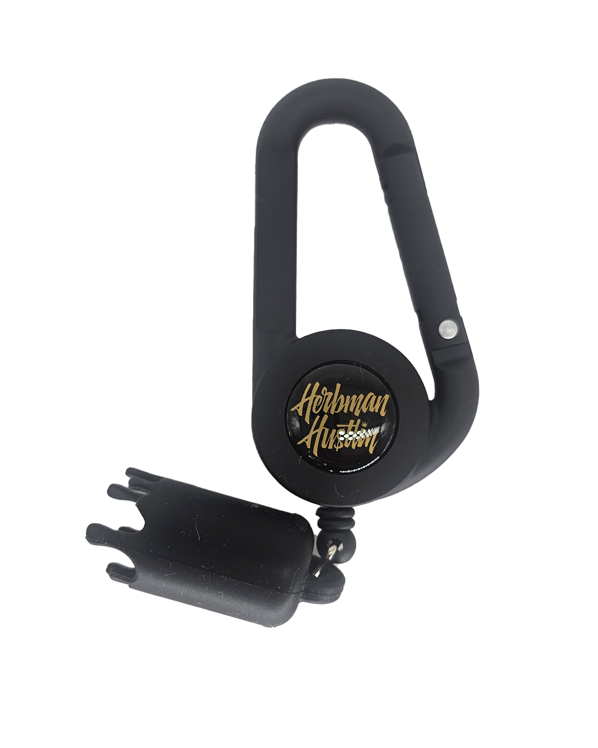 Herbman Hustlin Lighter Leash - Black/Gold