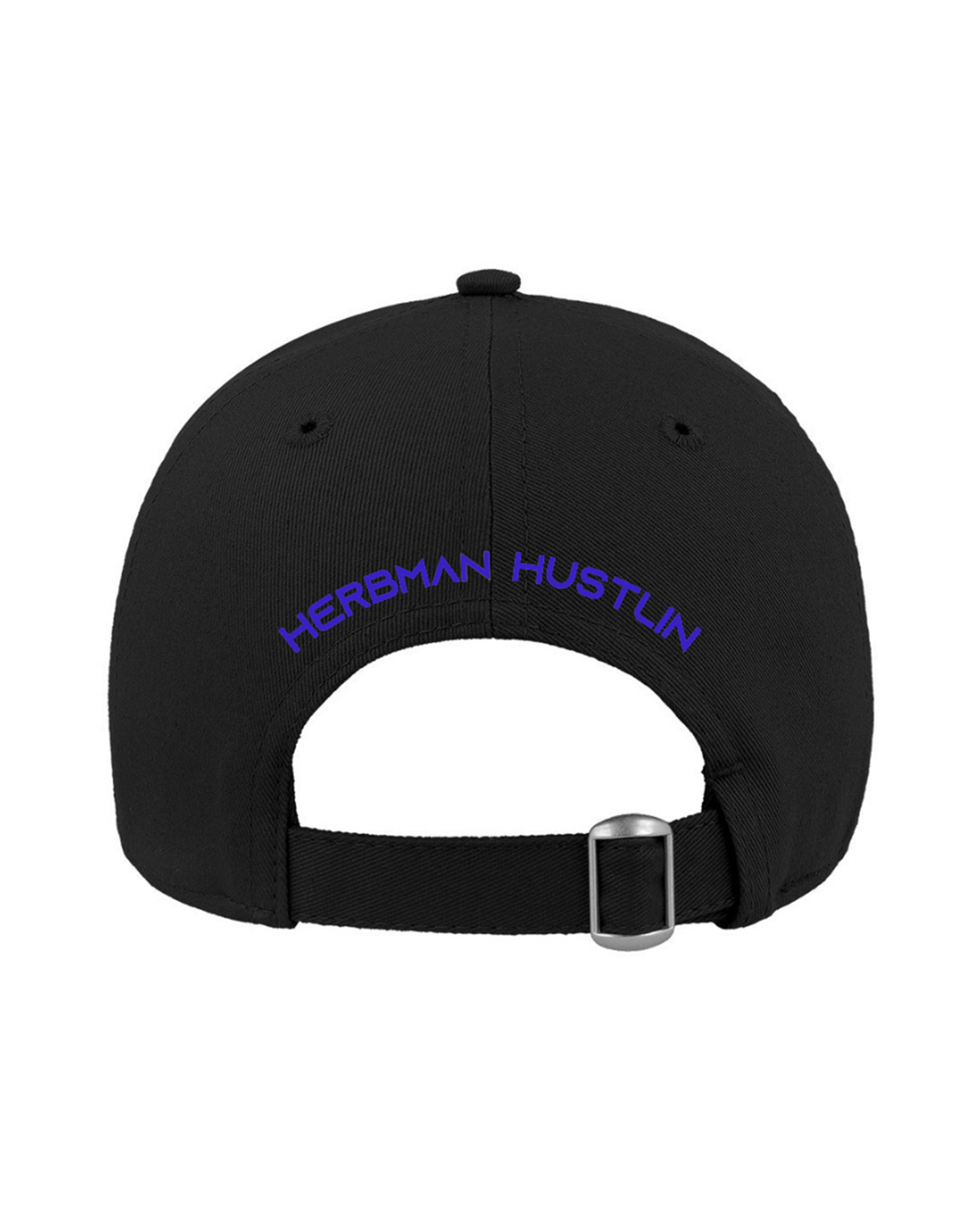 Herbman Hustlin Monogram Cap - Black/Cobalt Blue