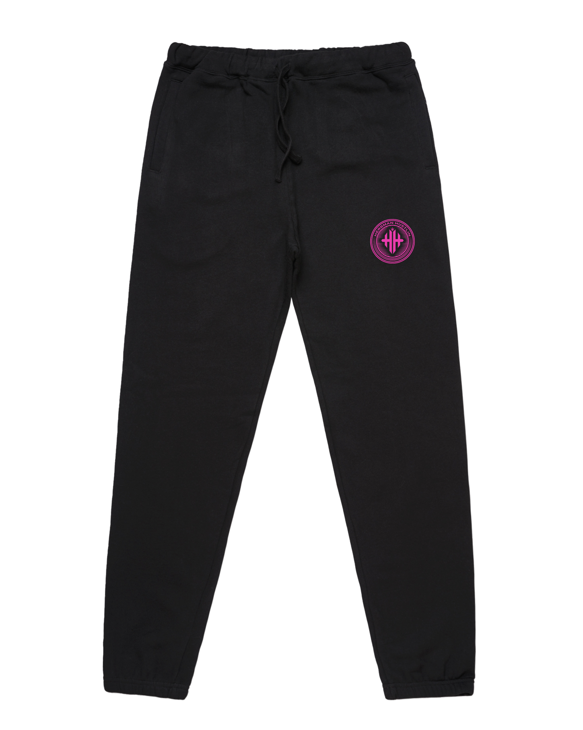 Herbman Hustlin Heavyweight PVC 3D Patch Tracksuit - Black/Pink