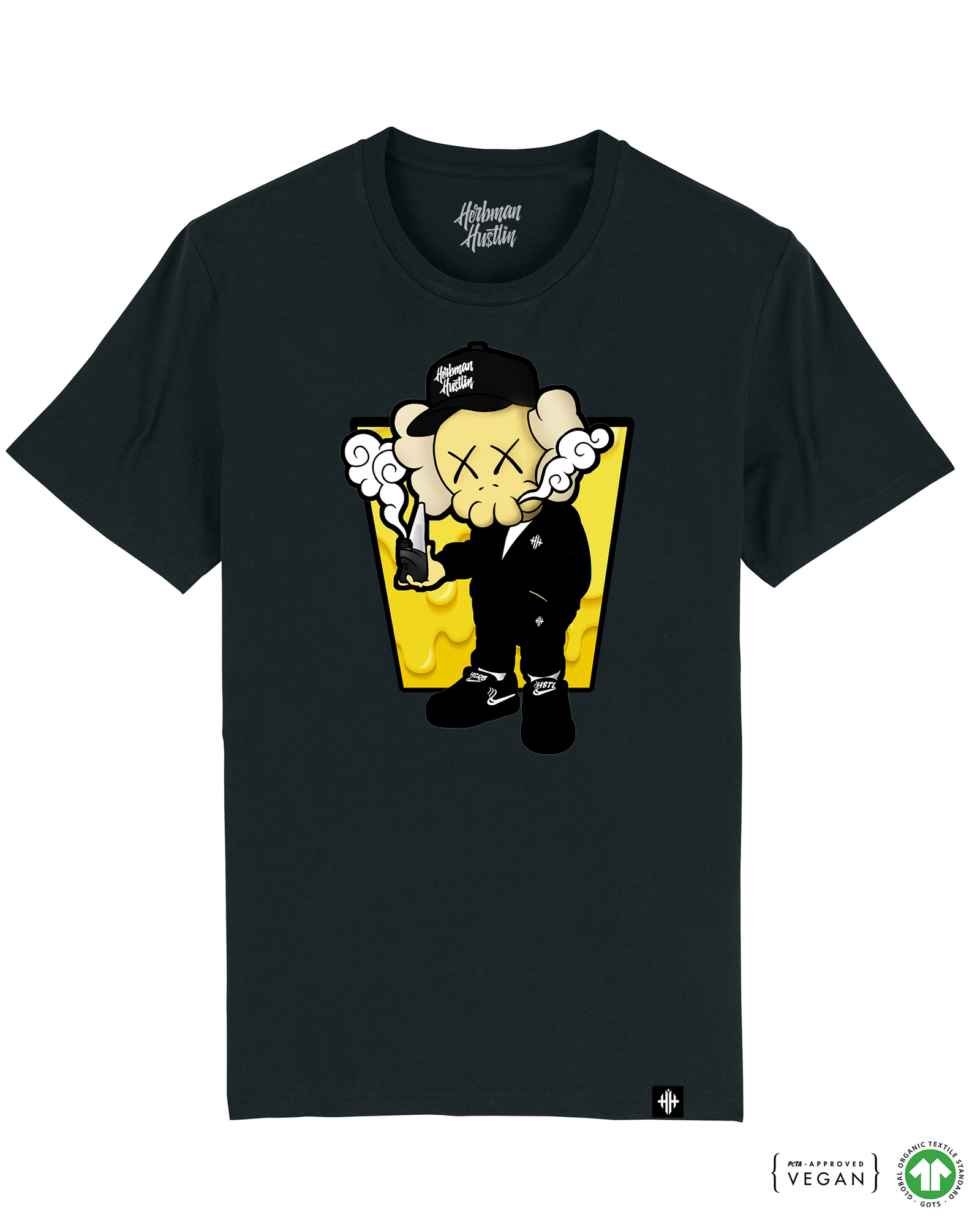 DRAWS 710 Organic Tee - Black/Colour