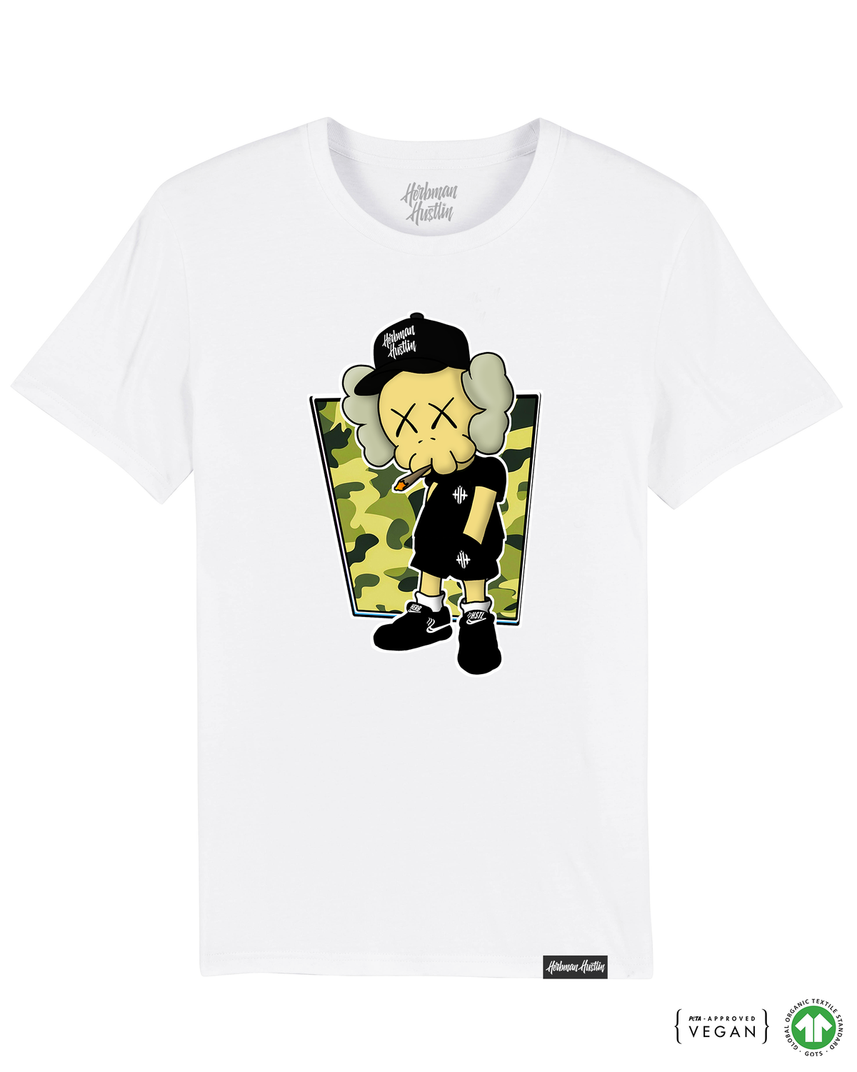 DRAWS Camo Organic Tee - White/Camo