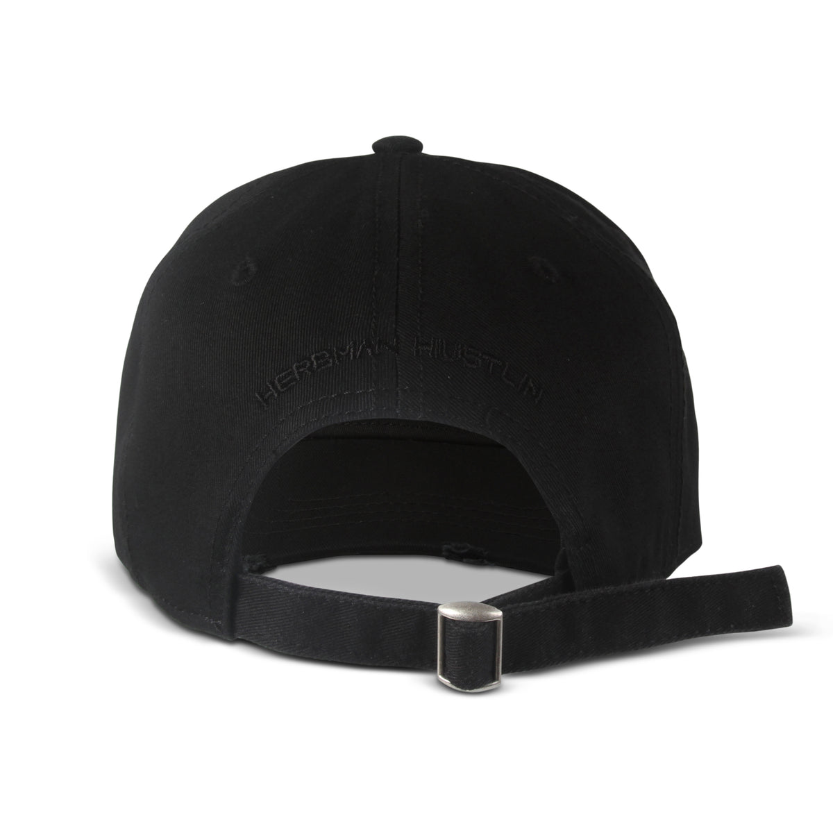 Herbman Hustlin Monogram Cap - Black/Black - Back