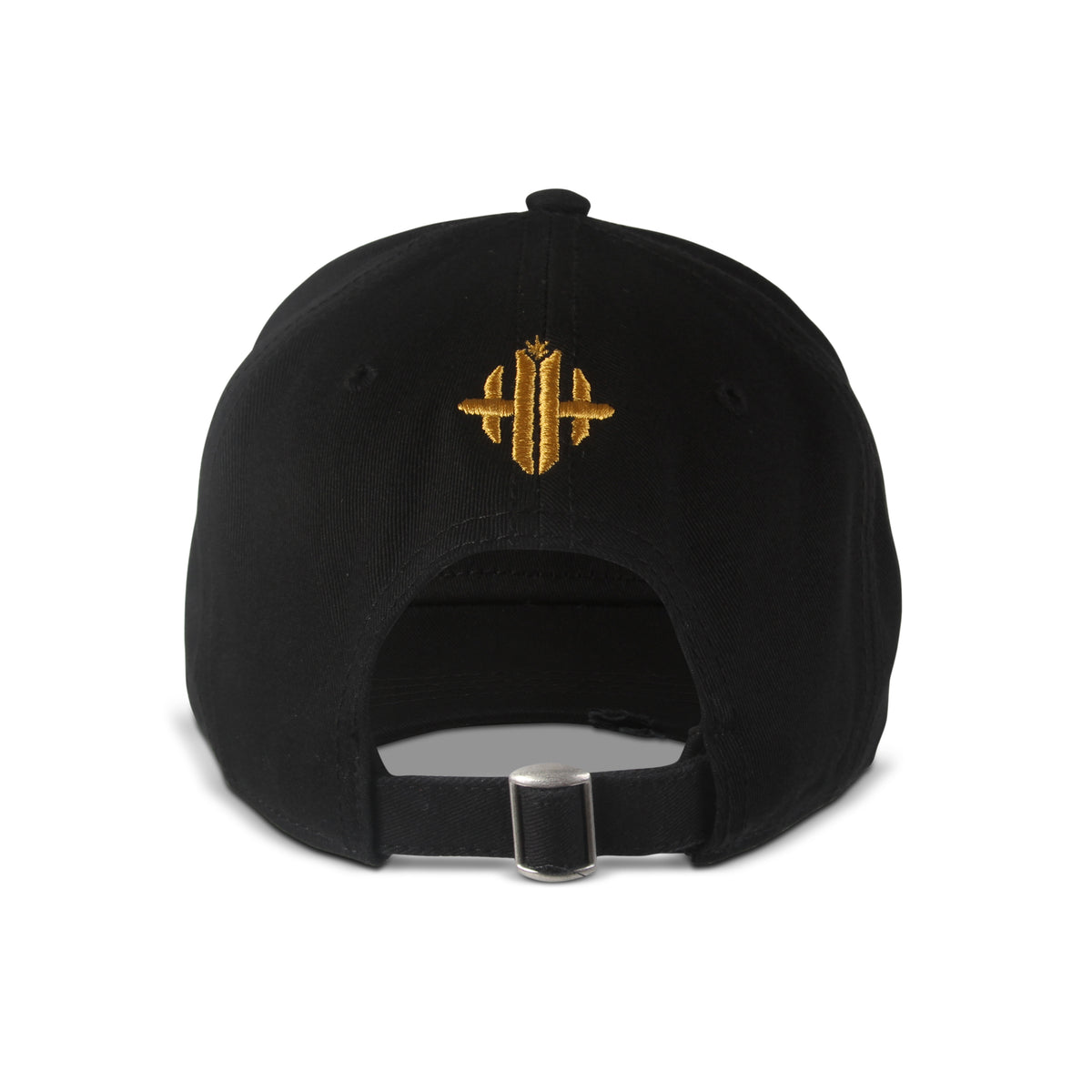Herbman Hustlin Script Cap - Black/Gold - Back