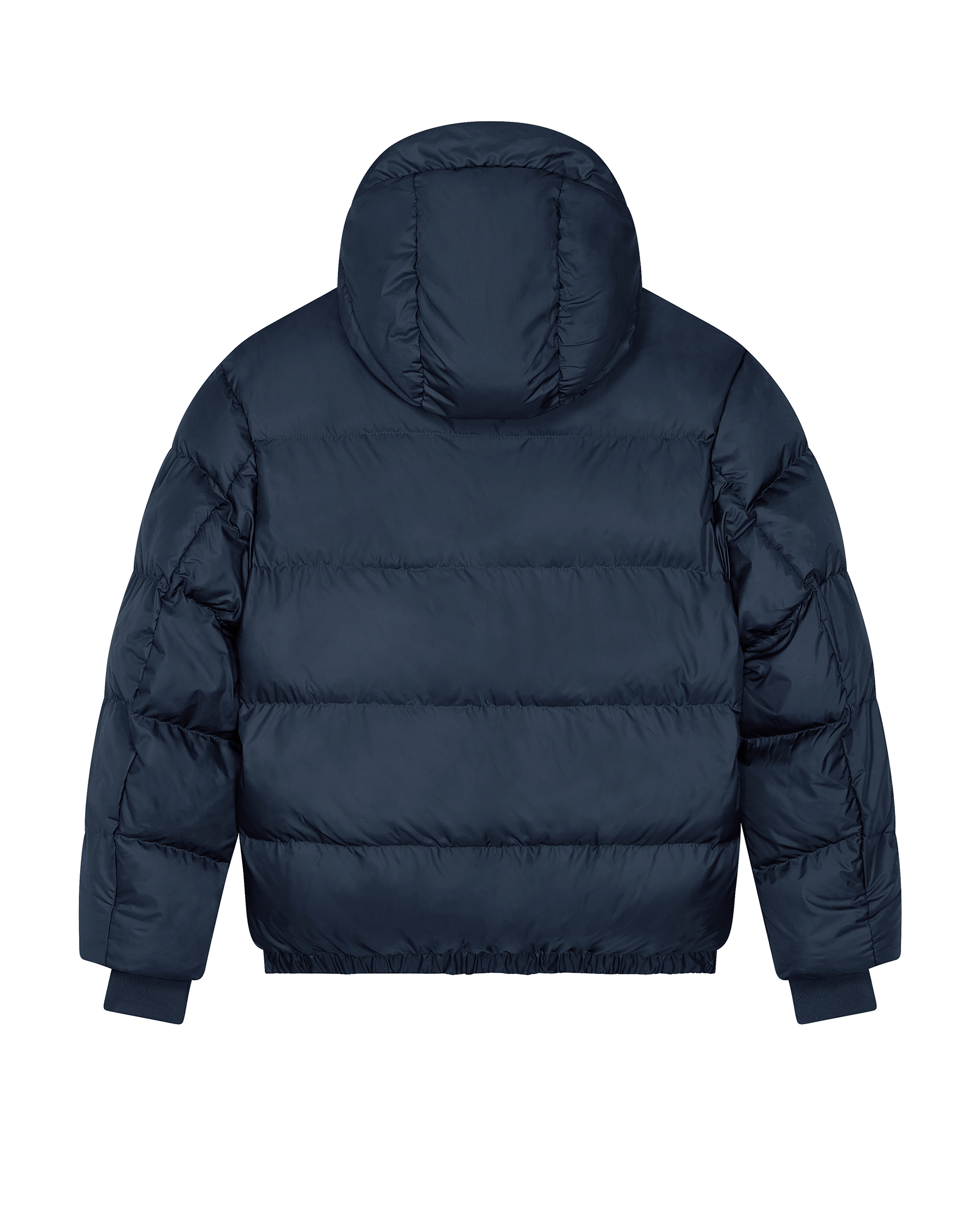 HERBMAN HUSTLIN SAPPHIRE 3D EMBROIDERED PUFFER JACKET - Navy/Galaxy Blue